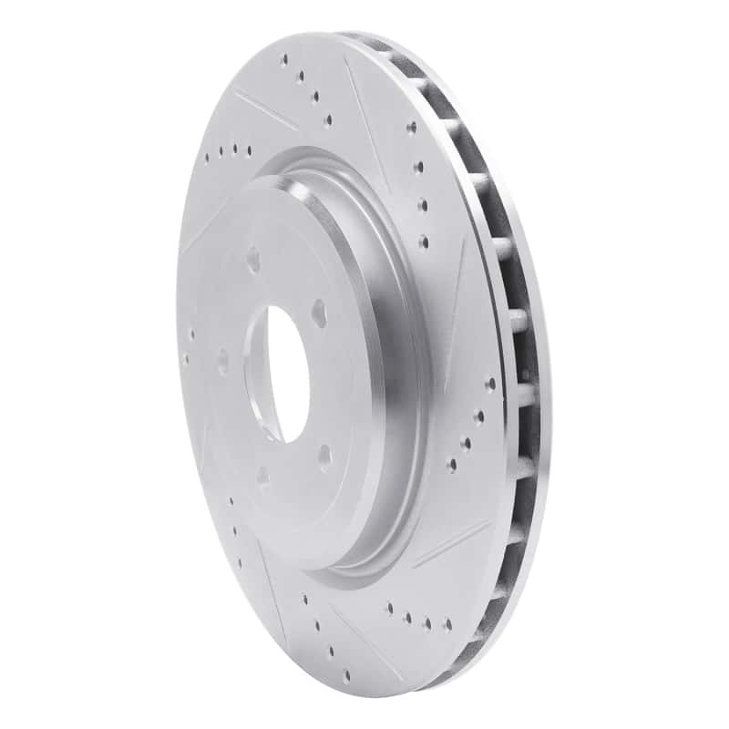 R1 Concepts — R1 2006-2013 Chevrolet Corvette Rear Right Drilled & Slotted Silver Brake Rotor
R1 Brake Rotor Drill - view 2