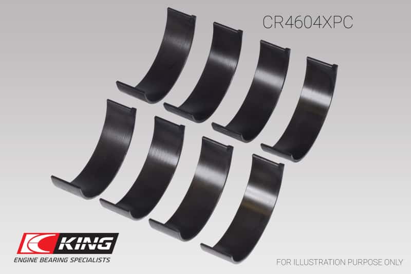 King Engine Bearings — King Engine Bearings Ford 2.3L Duratec Mazda L3-VDT MZR Turbo (Size 0.26) Connecting Rod Bearing Set - view 3