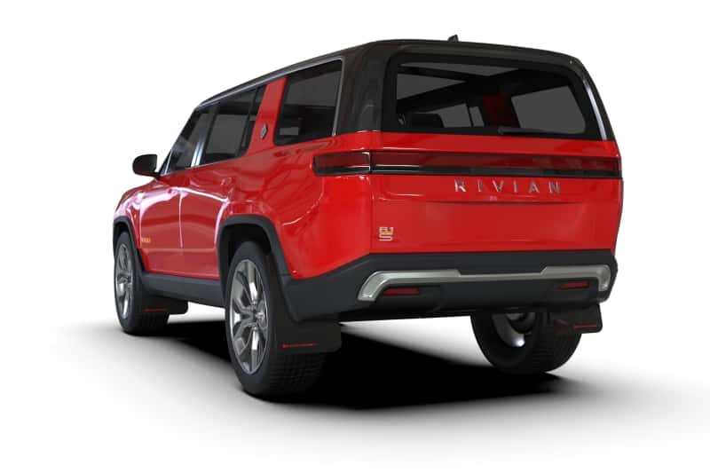 Rally Armor — Rally Armor 22-26 Rivian R1S Black UR Mud Flap w/Metallic Black Logo
Mud Flap - view 3