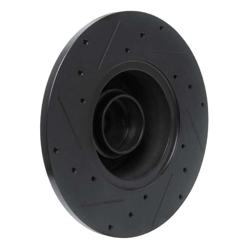 R1 Concepts — R1 79-85 Volkswagen Type 2 Front Right Drilled & Slotted Black Brake Rotor
R1 Brake Rotor Drill - view 4