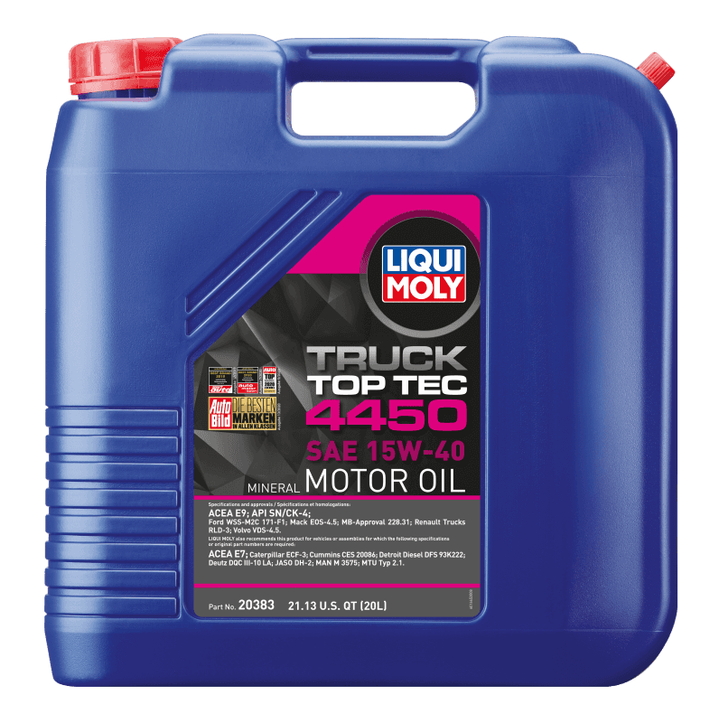LIQUI MOLY — LIQUI MOLY 20L Top Tec Truck 4450 Motor Oil SAE 15W40 - view 2