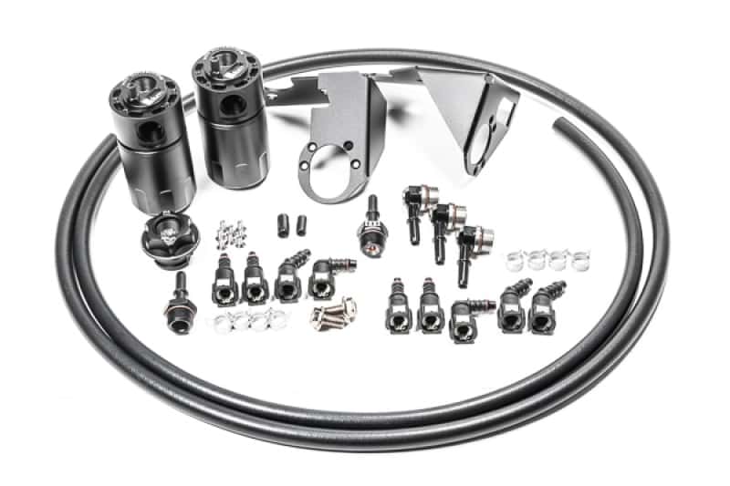 Radium Engineering — Radium Engineering 05-13 Chevrolet Corvette Fluid Lock Dual Catch Can Kit - view 1