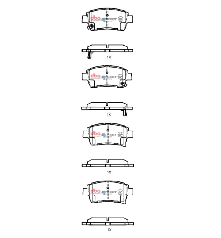 DBA — DBA 00-09 Toyota Prius Front SSEV Street Series Brake Pads
Brake Pad - view 2
