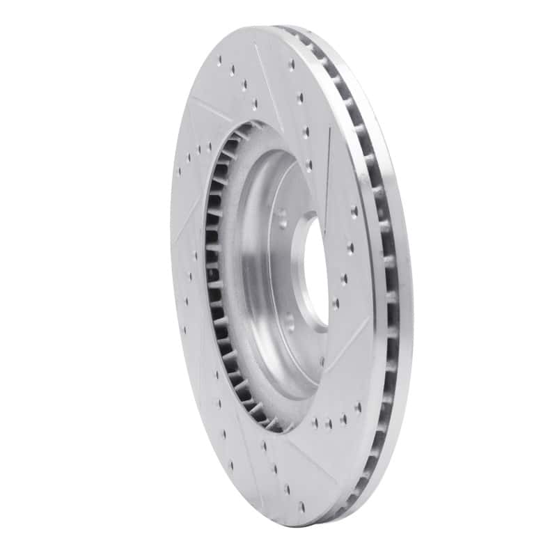 R1 Concepts — R1 15-25 Hyundai Kona EV Front Left Drilled & Slotted Silver Brake Rotor
R1 Brake Rotor Drill - view 4