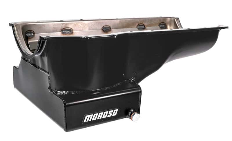 Moroso — Moroso Ford 351C/351M (w/Front Sump) Kicked Out Wet Sump 7qt 8in Steel Oil Pan - view 5