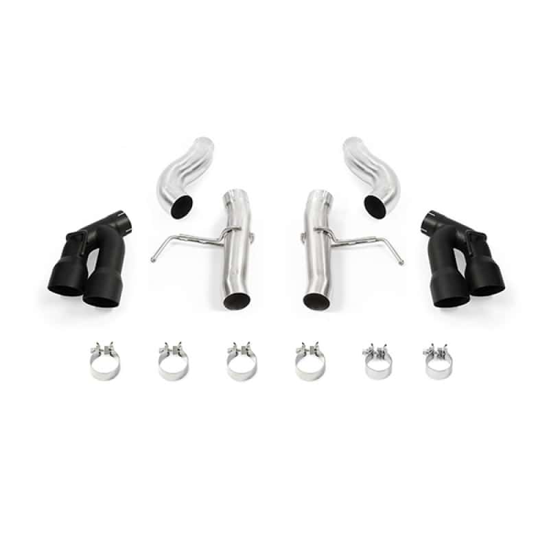 Mishimoto — Mishimoto 2016+ Chevrolet Camaro 2.0T Quad-Tip Race Axle-Back Exhaust w/ Black Tips - view 1