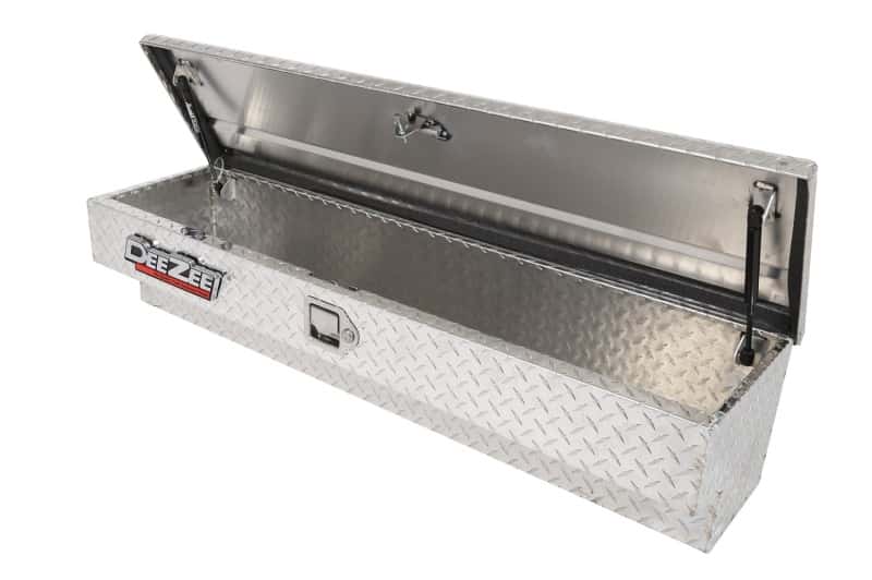 Dee Zee — Dee Zee Universal Tool Box - Red Side Mount BT Alum 48In
ToolBxTrkBedSideRail - view 6