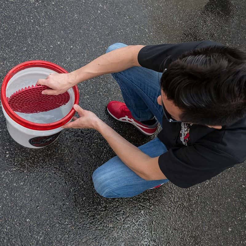 Chemical Guys — Chemical Guys Cyclone Dirt Trap Car Wash Bucket Insert - Red - view 6