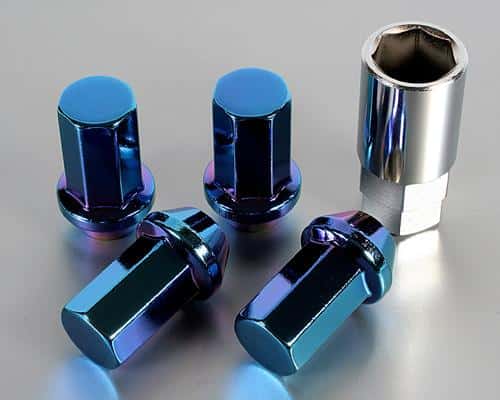 Project Kics — Project Kics 12X1.50 Titanium Blue Caliber Lug Nut - view 3