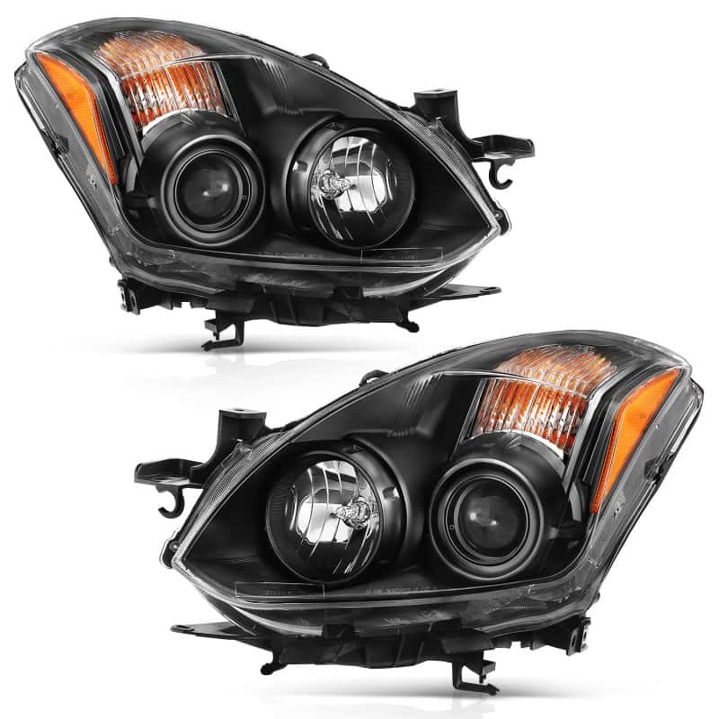ANZO — ANZO 2010-2013 Nissan Altima Projector Headlight Black (Halogen Type)
Head Light Set
HdLtSet - view 1