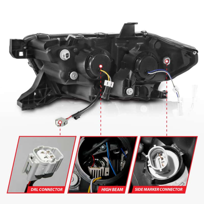ANZO — ANZO 16-22 Toyota Tacoma LED Projector Headlights w/ Light Bar Sequential Black Housing w/Initiation
Head Light Set
HdLtSet - view 5