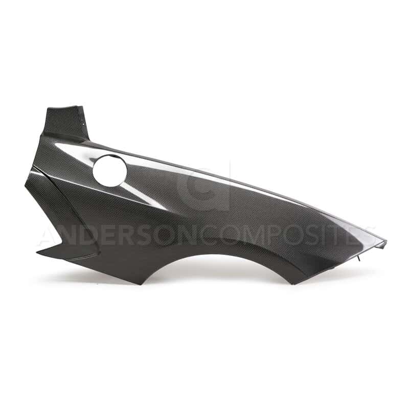 Anderson Composites — Anderson Composites 20-21 Chevrolet Corvette C8 Stingray Carbon Fiber Rear Fender
carbon fiber fenders - view 1