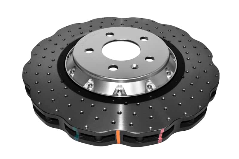 DBA — DBA 14-20 Audi A6 (w/345mm Front Rotor) Front 5000 Series Cross Drilled Rotor w/Silver Hat
Brake Rotor
Brake Disc - view 1