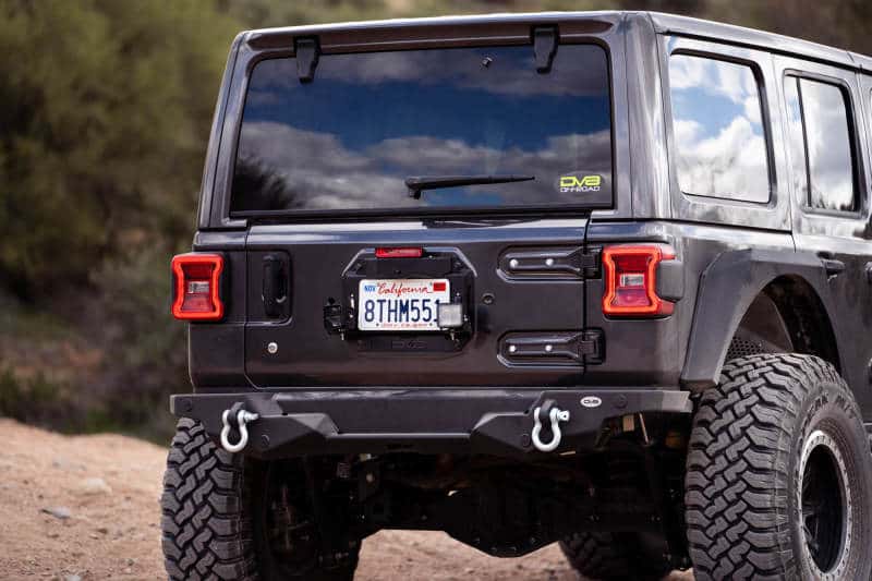 DV8 Offroad — DV8 Offroad 18-22 Jeep Wrangler JL Spare Tire Delete Kit w/Light Mounts
Spare Tire Delete - view 8