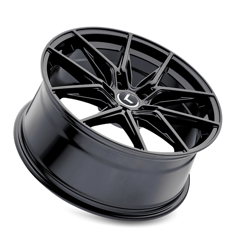 Kraze Wheels — Kraze KR196 Evolve 20x9 / 5x114.3 BP / 35mm Offset / 72.62mm Hub Gloss Black Wheel
KRAZE KR196 - view 2