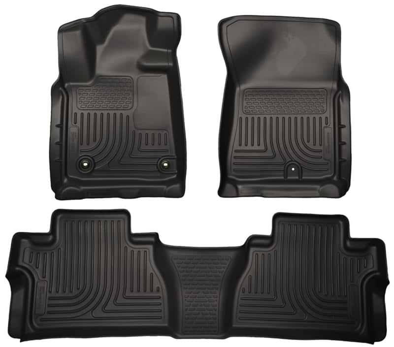Husky Liners — Husky Liners 2014 Toyota Tundra Double Cab Pickup WeatherBeater Black Front & 2nd Seat Floor Liners
Floor Liners - view 3