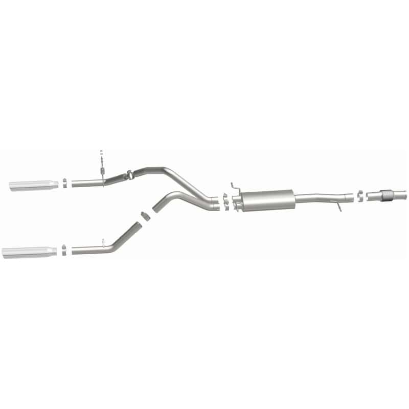 Magnaflow — Magnaflow 14 Chev Silverado V8 5.3L SC Cab Dual Split Rear Exit SS Cat Back Perf Exhaust
Cat-Back - view 5