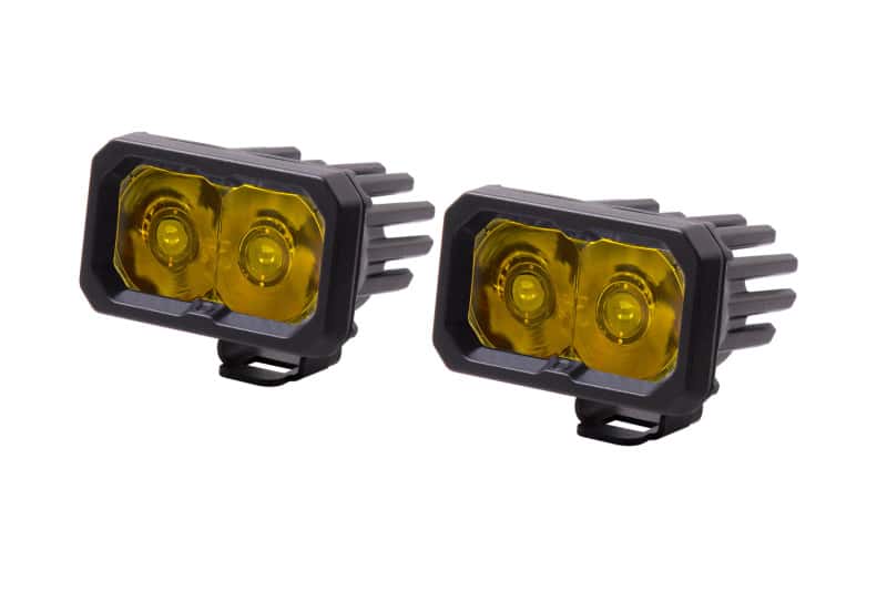 Diode Dynamics — Diode Dynamics Stage Series 2 In LED Pod Pro - Yellow Spot Standard ABL (Pair) - view 1