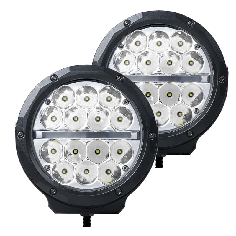Go Rhino — Go Rhino Xplor Bright Series Round LED Driving Light Kit w/DRL (Surface Mount) 6in - Blk (2 pc)
Bright-6DrivingLight - view 1