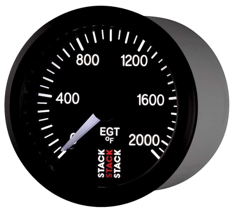 AutoMeter — Autometer Stack 52mm 0-2000 Deg F Pro Stepper Motor Exhaust Gas Temp Gauge - Black
Ga EGT Stpr B - view 3