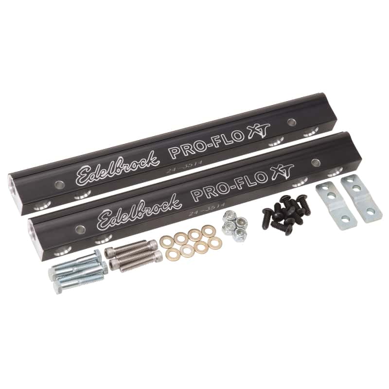 Edelbrock — Edelbrock EFI Fuel Rail Kit SBC Pro-Flo XT for Use On 7137 Intake
FUEL INJECTION COMPO - view 2