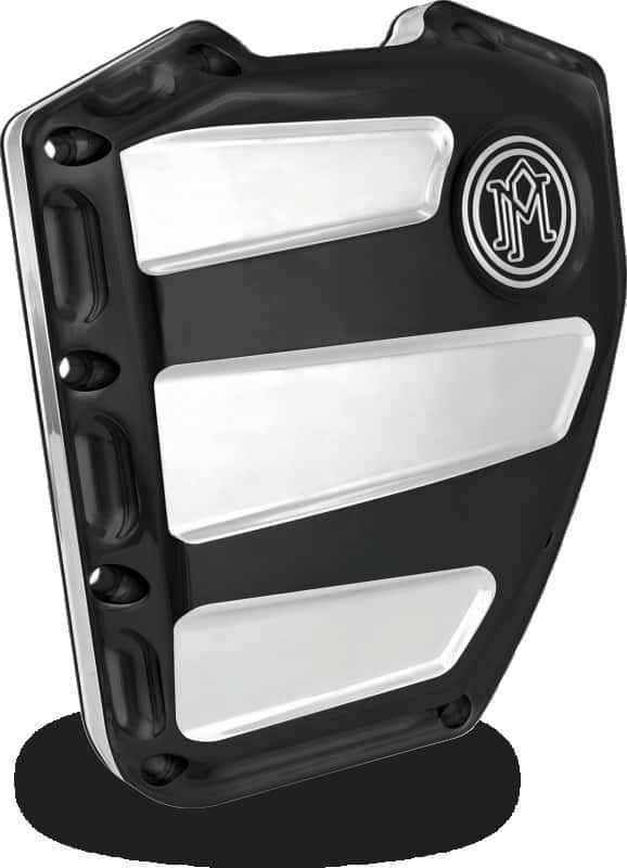 Performance Machine — Performance Machine Twin Cam Scallop Timing Cover - Contrast Cut Platinum - view 2