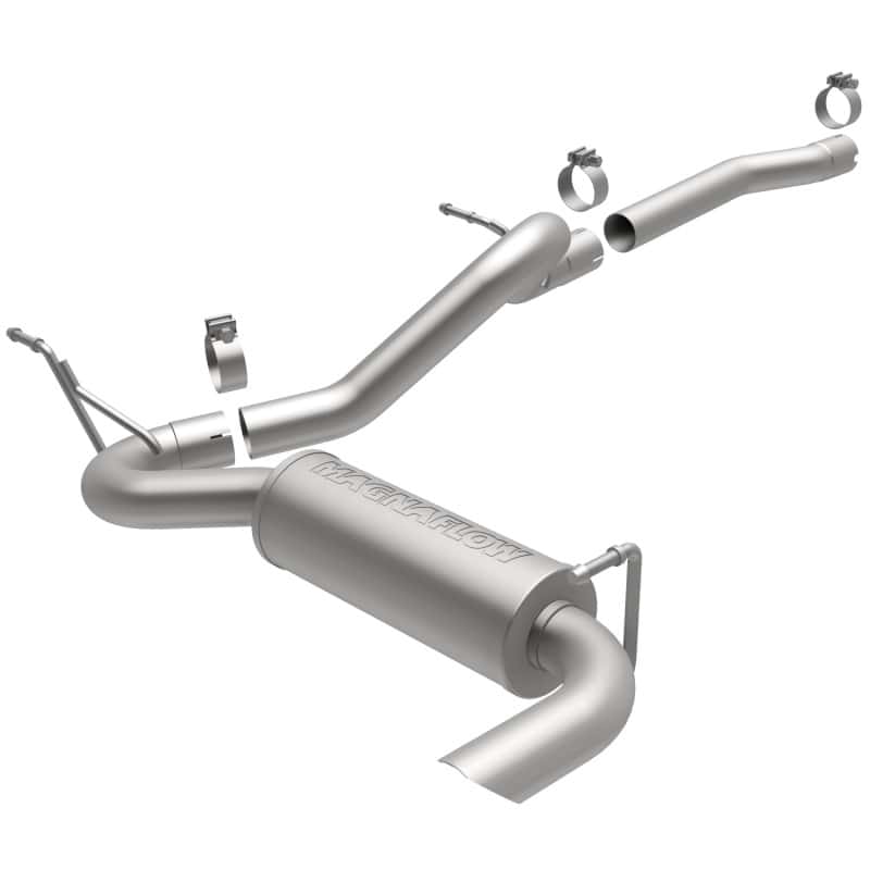 Magnaflow — MagnaFlow 12-14 Jeep Wrangler 3.6L Single Straight Rear P/S Exit Stainless C/b Perf Exhaust-Comp
Cat-Back - view 31