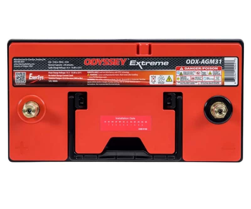 Odyssey Battery — Odyssey Battery Auto/Truck/Heavy Duty & Commercial Extreme AGM Battery (31-PC2150T)
Odyssey ODX-AGM31A - view 3