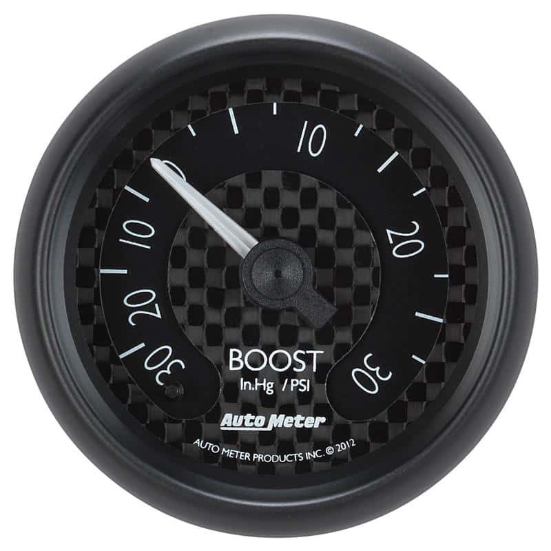 AutoMeter — Autometer GT Series 52mm Mechanical 30 In Hg/30 psi Vacuum/Boost Gauge
2-1/16" BOOST-VAC, 3 - view 1