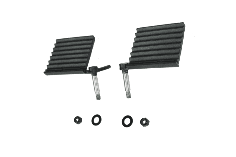 Fishbone Offroad — Fishbone Offroad 76-06 Jeep CJ YJ TJ Wrangler Foot Peg Set Gloss - Black - view 2
