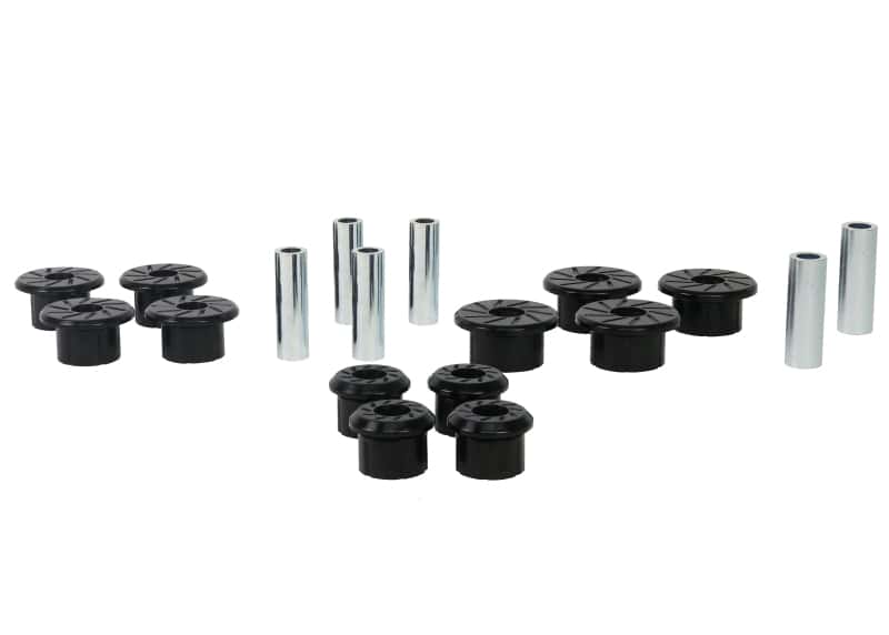Whiteline — Whiteline 1999-2018 Chevrolet Silverado 1500 Spring - Eye Front/Rear And Shackle Bushing
Bushing Kit - view 2