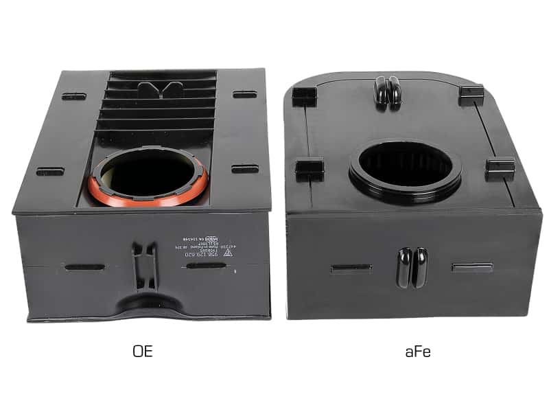 aFe — aFe MagnumFLOW Pro DRY S OE Replacement Filter 15-18 Porsche Macan S/GTS V6-3.0L (tt)
Magnum FLOW Filter - view 3