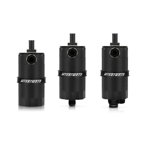Mishimoto — Mishimoto Universal Baffled Oil Catch Can - Black - view 3