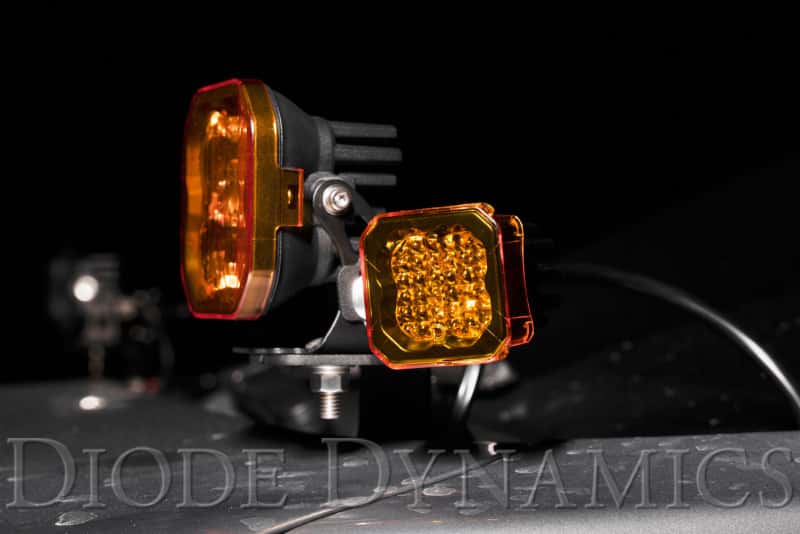 Diode Dynamics — Diode Dynamics Stage Series C1 LED Pod Cover - Yellow Each - view 3