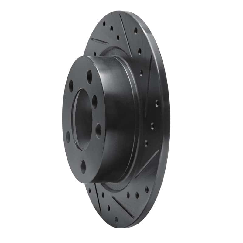 R1 Concepts — R1 11-16 Mini Cooper Countryman Rear Right Drilled & Slotted Black Brake Rotor
R1 Brake Rotor Drill - view 2