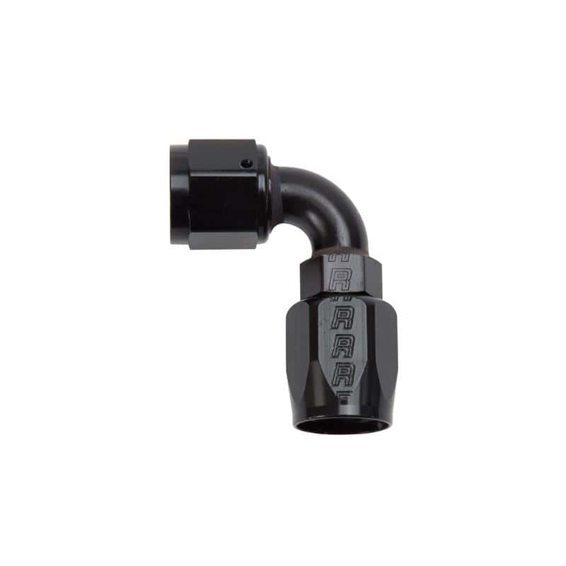 Russell — Russell Performance -8 AN Black 90 Degree Full Flow Hose End
Hose Fitting - view 3