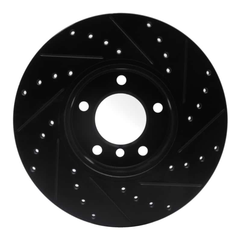 R1 Concepts — R1 07-21 BMW 430I xDrive Front Left Drilled & Slotted Black Brake Rotor
R1 Brake Rotor Drill - view 5