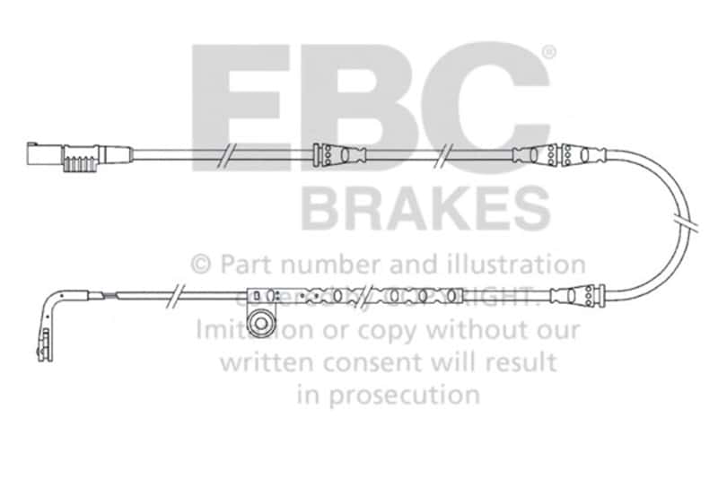 EBC — EBC 2005-2006 Land Rover Range Rover Sport 4.4L Front Wear Leads
DscBrkPadWrSnsr - view 1