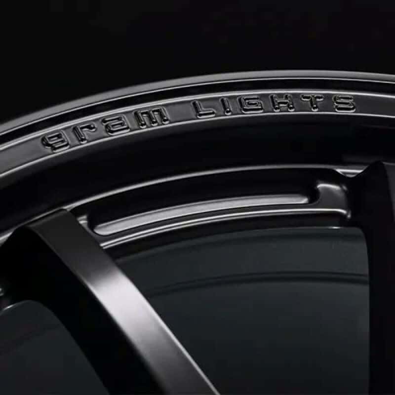 Gram Lights — Gram Lights 57NR LIMITED II 18x8.5 +38 5-120 Semigloss Black Wheel w/ Black Cap/Stickers/Air Valve - view 6
