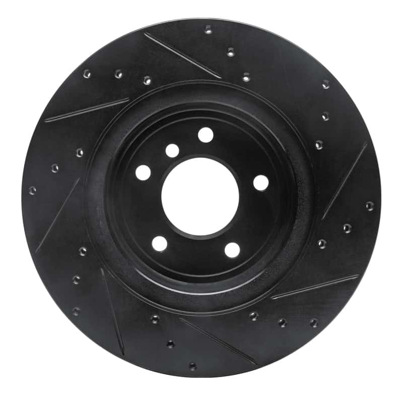 R1 Concepts — R1 11-16 BMW Z4 Rear Left Drilled & Slotted Black Brake Rotor
R1 Brake Rotor Drill - view 5