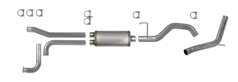 Diamond Eye Performance — Diamond Eye KIT 3-1/2in Catback Single GAS AL NISSAN TITAN 5.6L 07-10
KIT; 3.5in.; CBSGL; - view 3