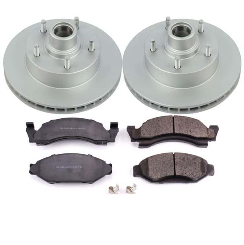PowerStop — Power Stop 1986 Ford E-150 Front Z17 Evolution Geomet Coated Brake Kit - view 1