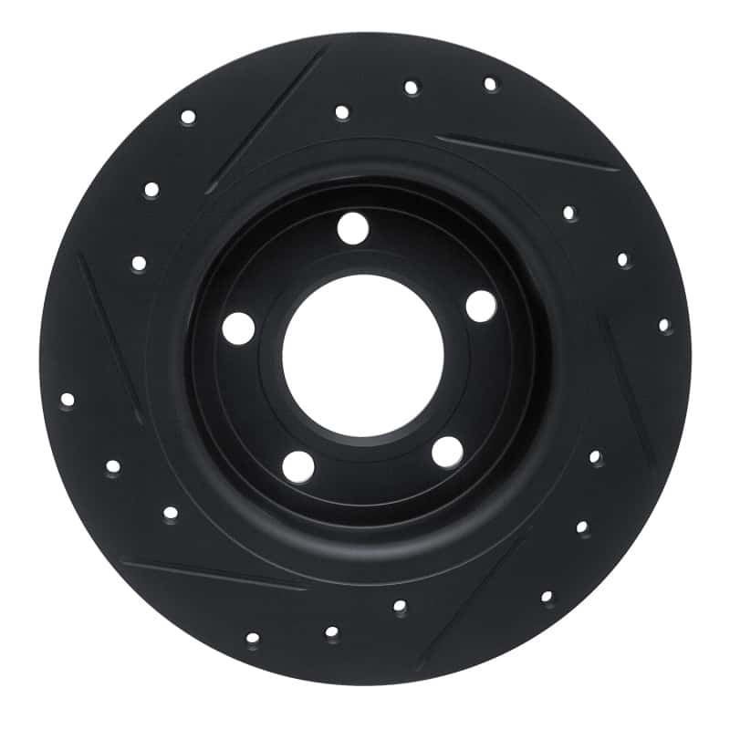R1 Concepts — R1 04-13 Mazda 3 Rear Right Drilled & Slotted Black Brake Rotor
R1 Brake Rotor Drill - view 5