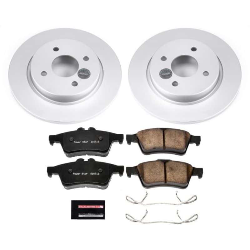 PowerStop — Power Stop 2018 Ford EcoSport Rear Z17 Evolution Geomet Coated Brake Kit - view 1