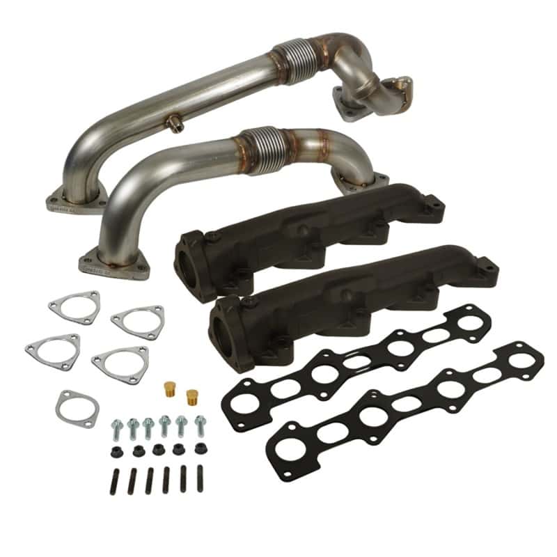 BD Diesel — BD Diesel 08-10 Ford F-250/F-350/F-450/F-550 Powerstroke 6.4L Up Pipes Kit w/Manifold Set
UP-PIPES & MANIFOLDS
Exhaust Manifold - view 1