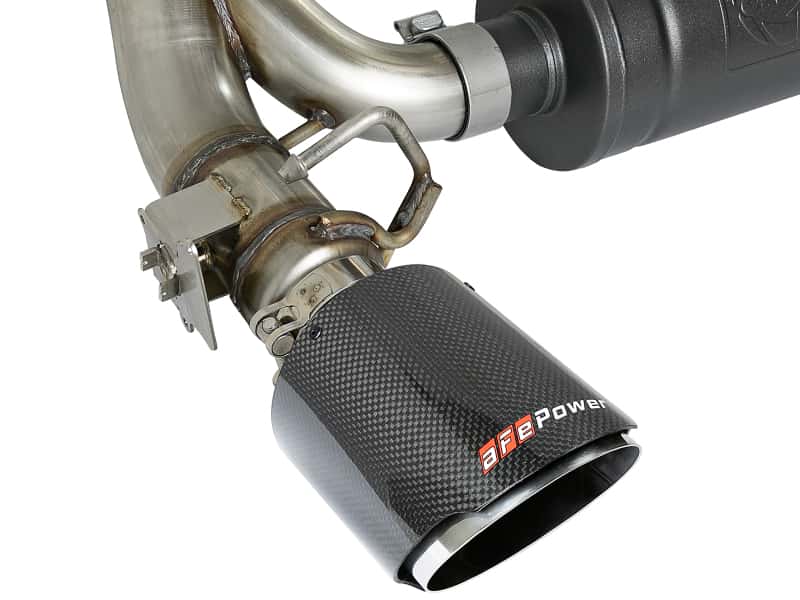 aFe — aFe Takeda 3in 304 SS Axle-Back Exhaust System w/ Carbon Fiber Tips 16-18 Ford Focus RS I4-2.3L (t)
Axle-Back Exhaust - view 2