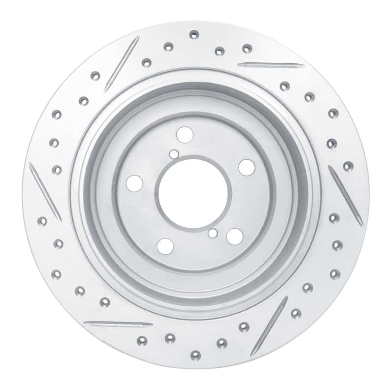 R1 Concepts — R1 90-08 Saab 9-2X Rear Right Drilled & Slotted Geo-Carbon Rotor - view 5