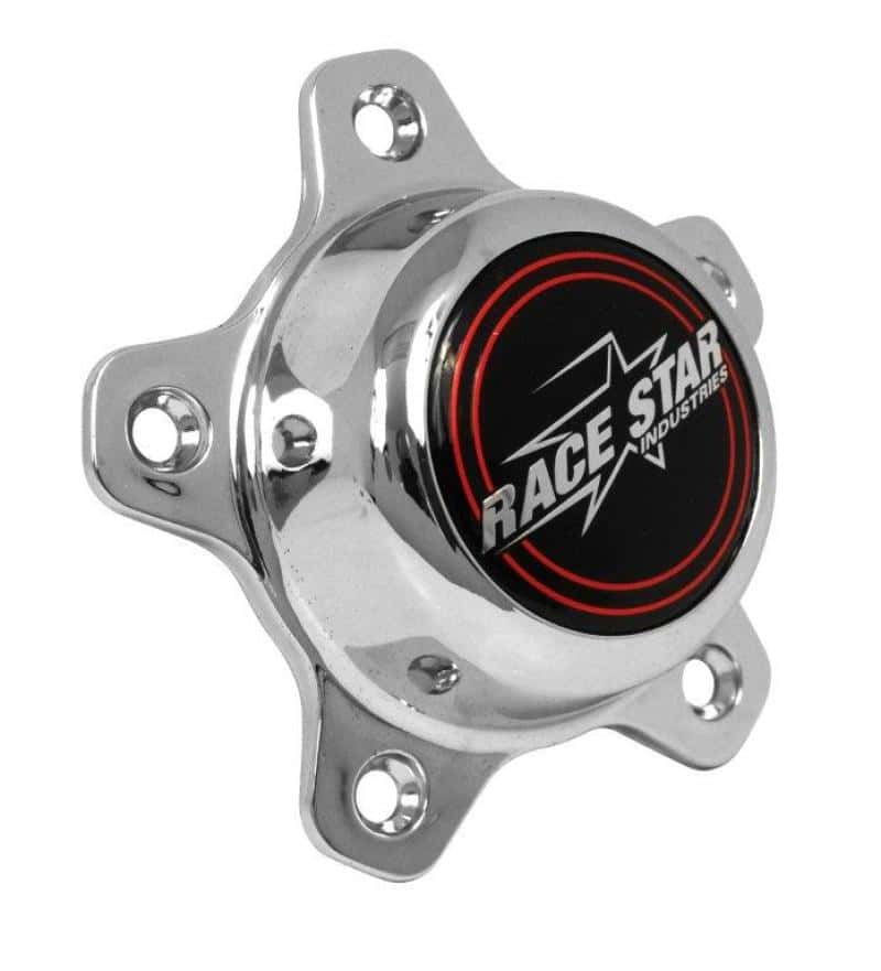 Race Star — Race Star 5 Lug Cap Short Plastic Chrome (incl. Medallion & Screws) - view 1