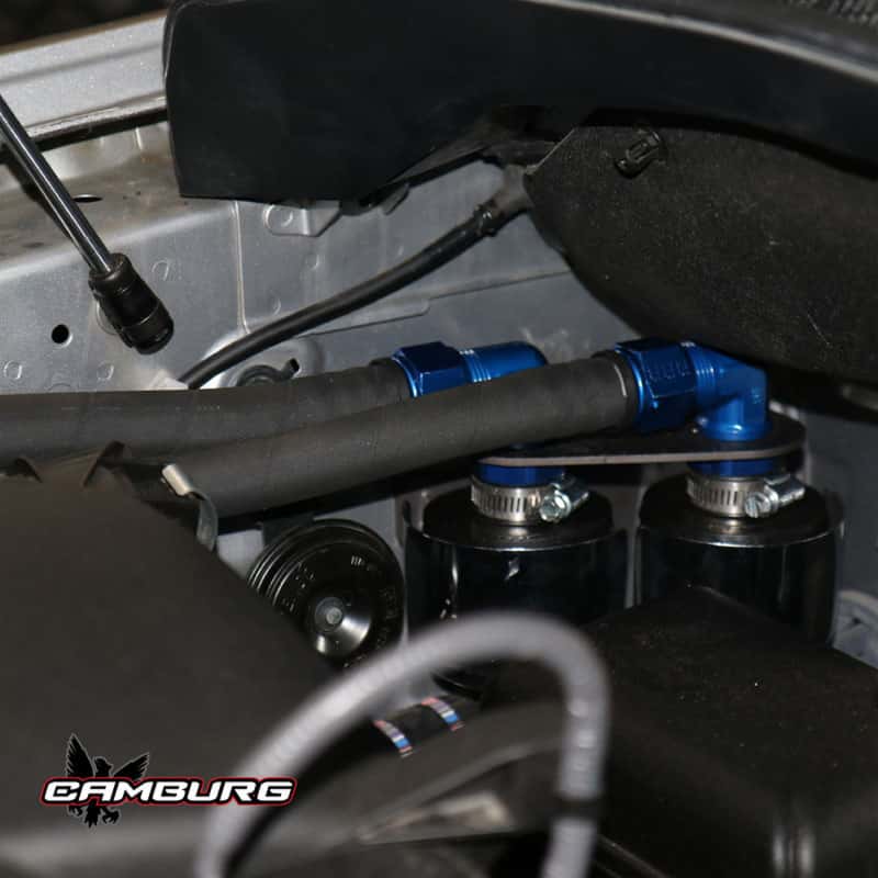 Camburg — Camburg 07-21 Toyota Tundra Engine Breather Kit
Relocation Kit - view 1