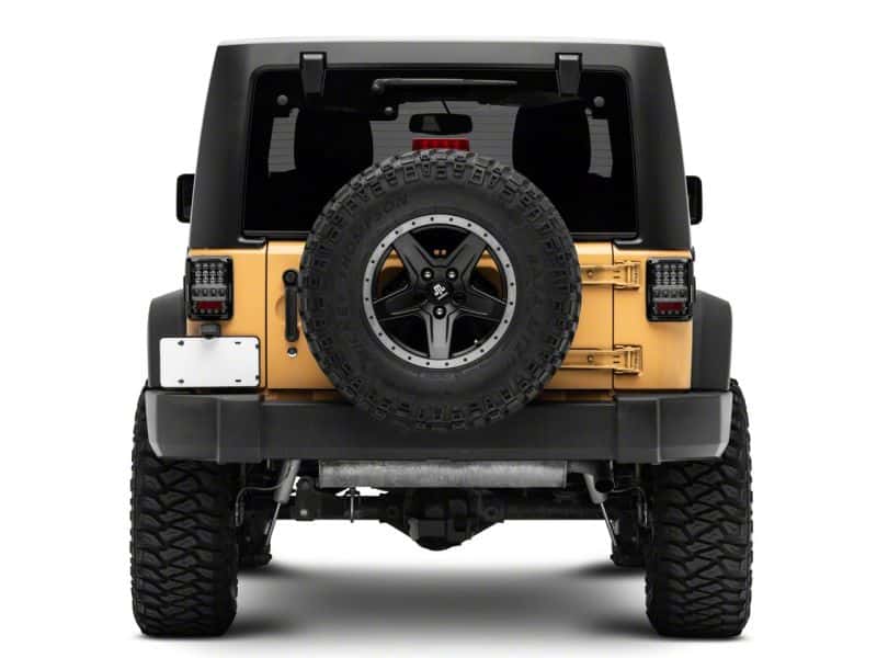 Raxiom — Raxiom 07-18 Jeep Wrangler JK Axial Series Lux LED Tail Lights- Blk Housing (Clear Lens)
Lights - view 11